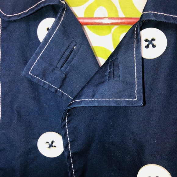 Boden Navy Blue Trench - Picture 6 of 8